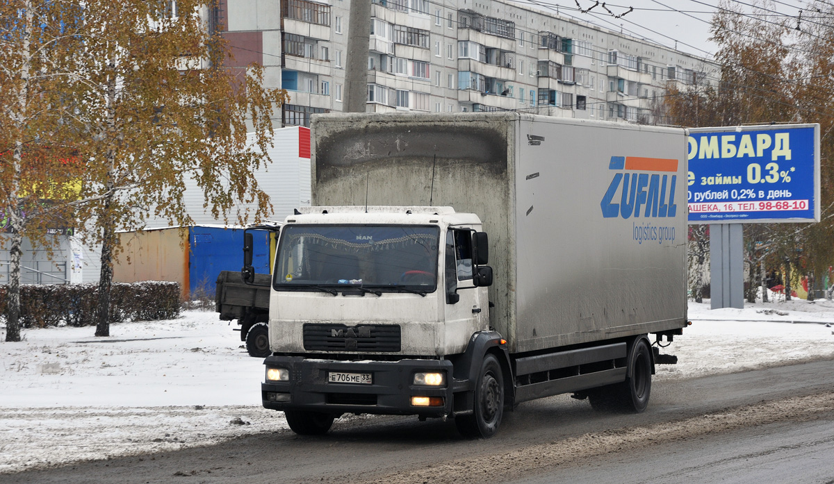 Владимирская область, № Е 706 МЕ 33 — MAN LE (общая модель)