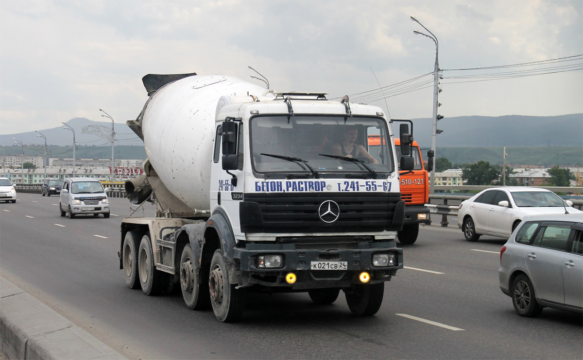 Красноярский край, № К 021 СВ 24 — Mercedes-Benz SK (общ. мод.)