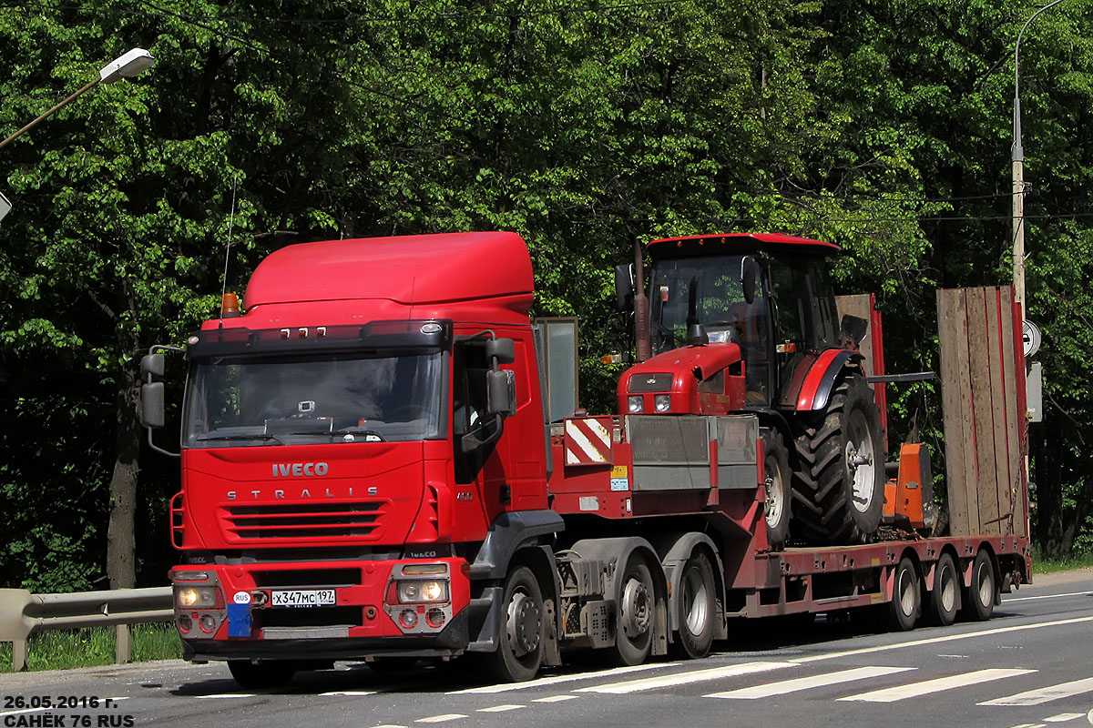 Москва, № Х 347 МС 197 — IVECO Stralis ('2002) 400