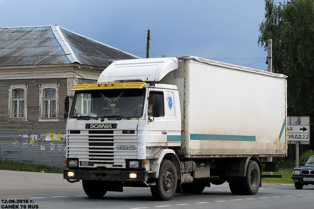 Костромская область, № О 652 ВУ 44 — Scania (II) (общая модель)