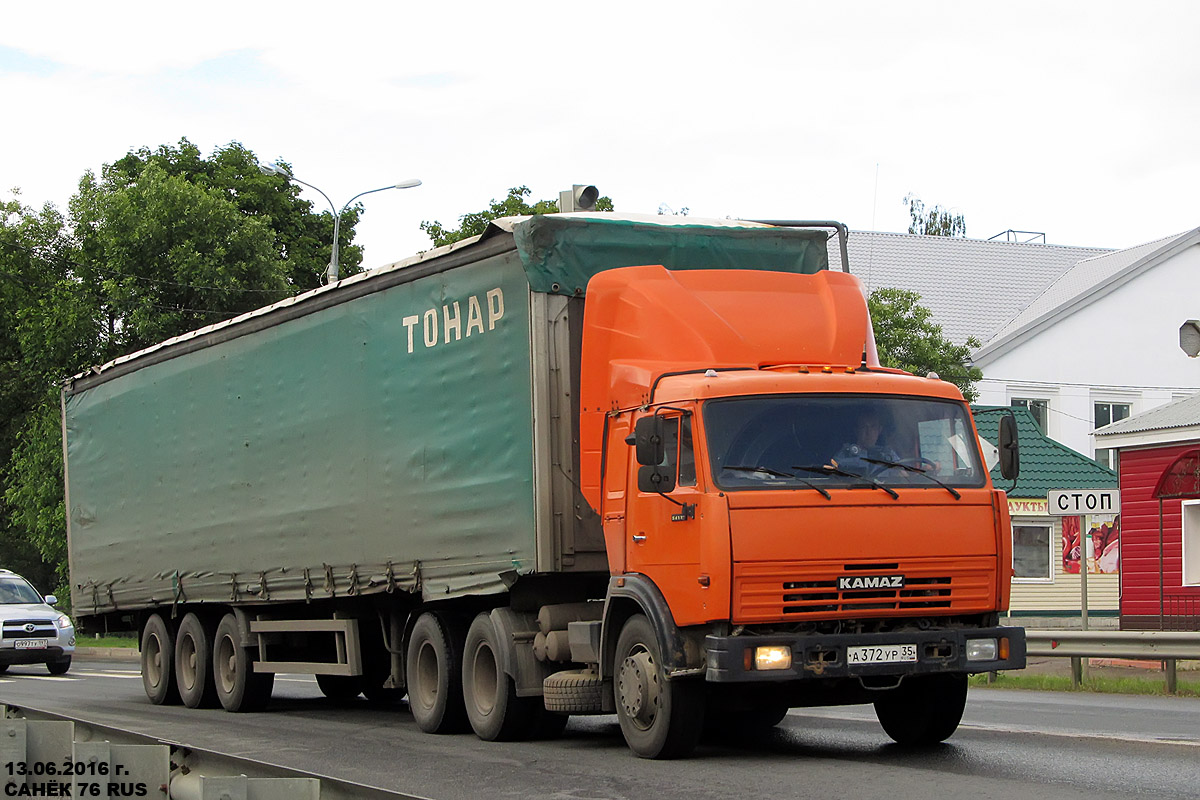 Вологодская область, № А 372 УР 35 — КамАЗ-54115-13 [54115N]