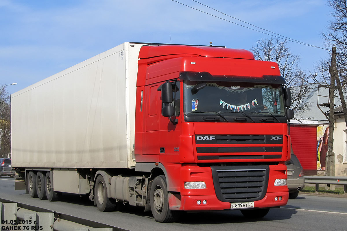 Белгородская область, № Н 819 НТ 31 — DAF XF105 FT