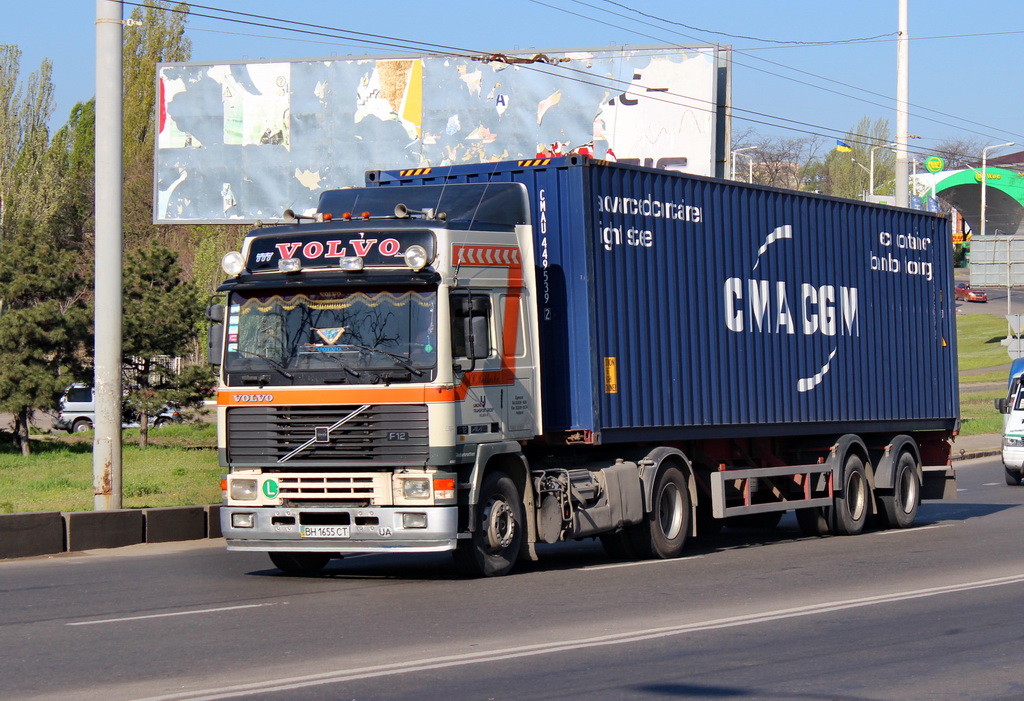 Одесская область, № ВН 1655 СТ — Volvo ('1987) F12