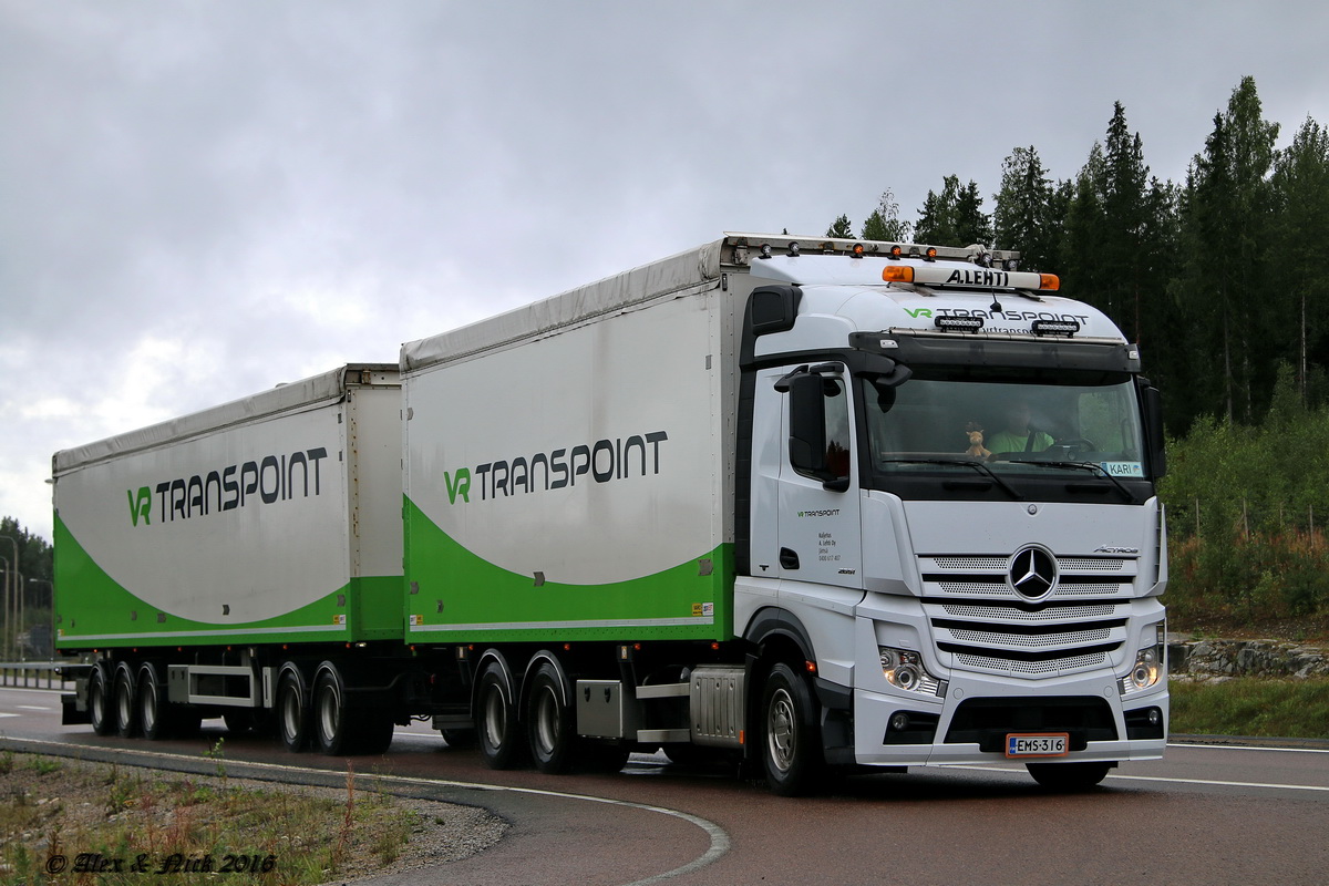 Финляндия, № EMS-316 — Mercedes-Benz Actros ('2011)