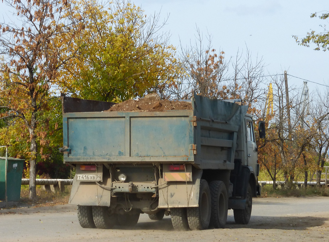 Волгоградская область, № Т 416 ХВ 34 — КамАЗ-55111 [551110]