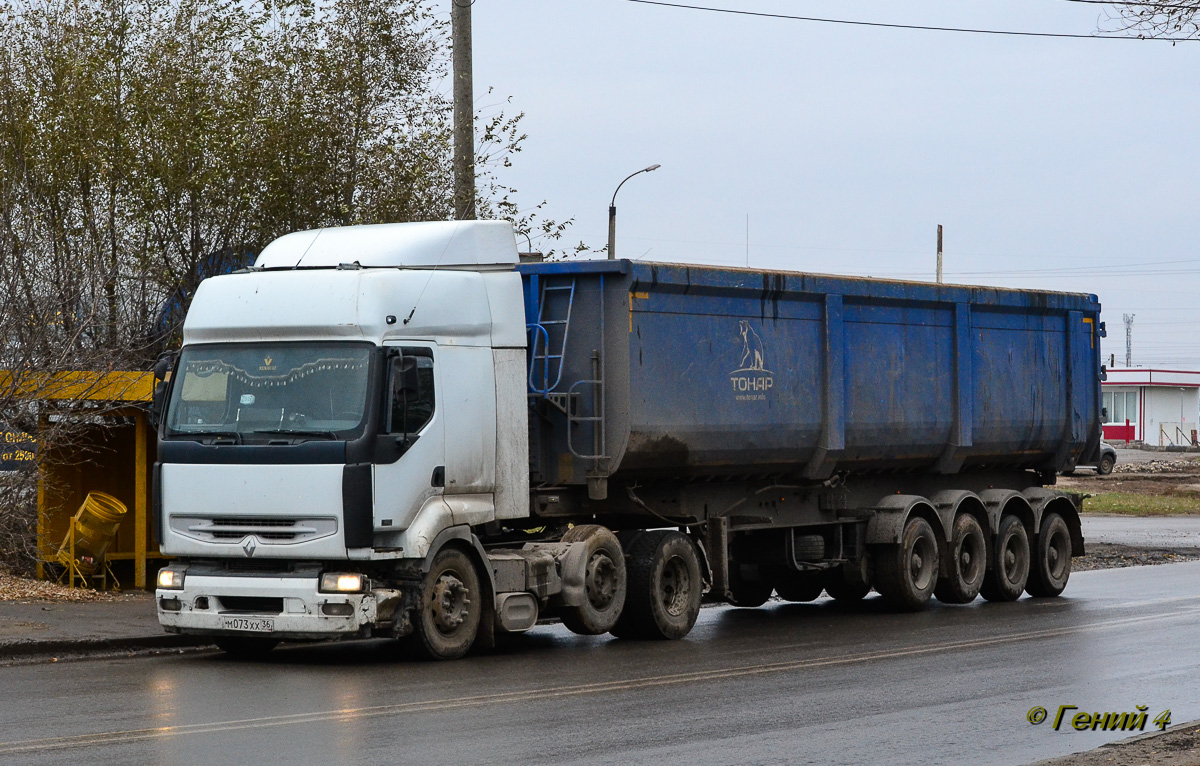 Воронежская область, № М 073 ХХ 36 — Renault Premium ('2006)