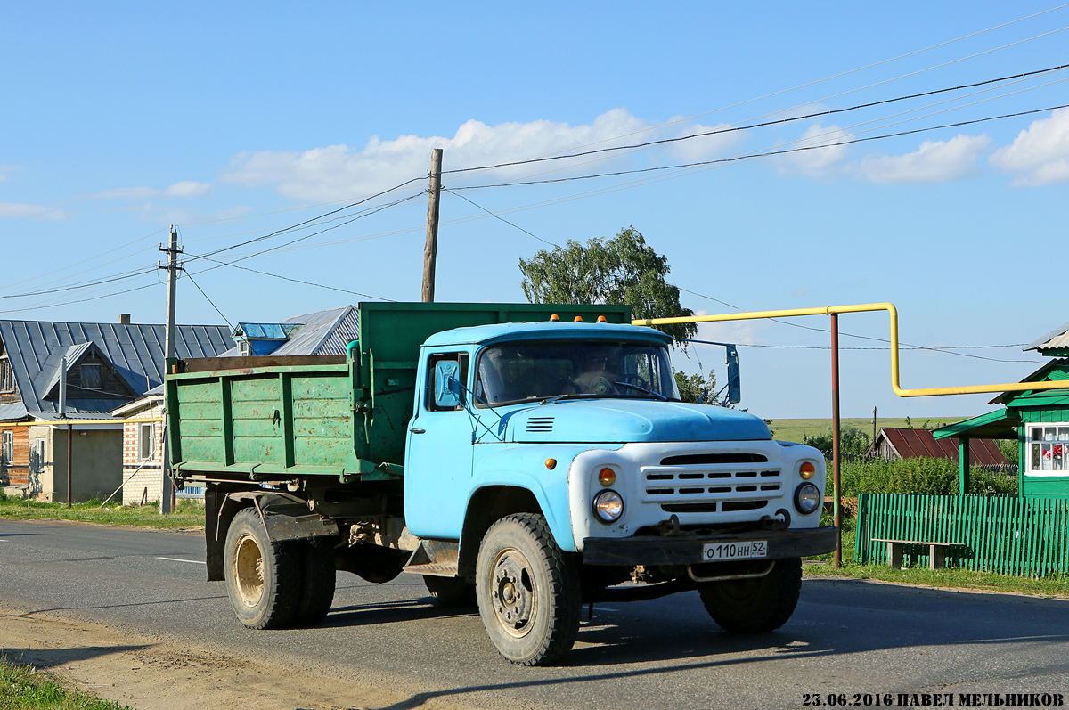 Нижегородская область, № О 110 НН 52 — ЗИЛ-495710