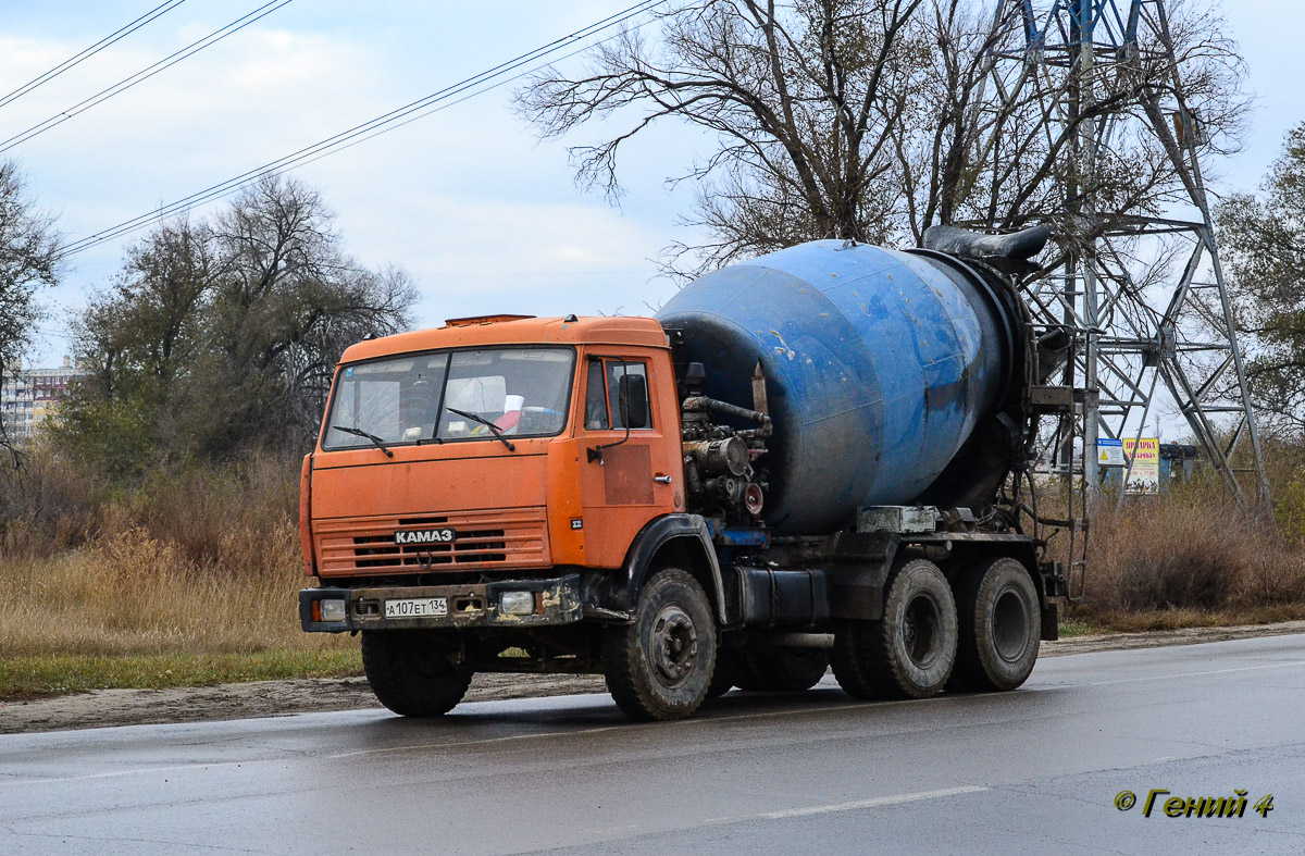 Волгоградская область, № А 107 ЕТ 134 — КамАЗ-53229-02 [53229C]