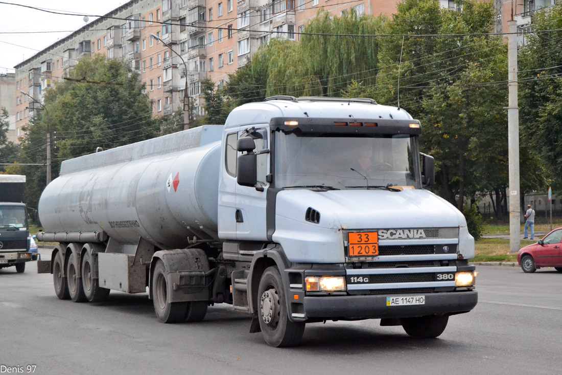 Днепропетровская область, № АЕ 1147 НО — Scania ('1996) T-Series 114G