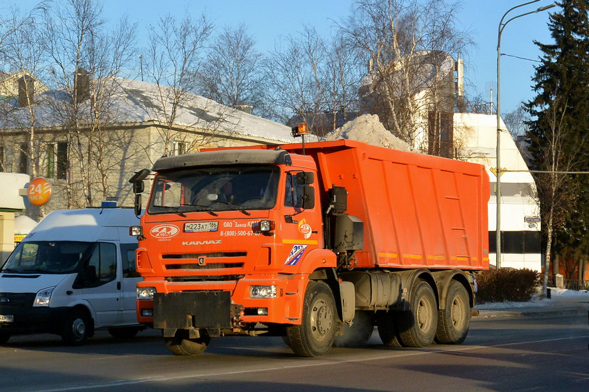 Ханты-Мансийский автоном.округ, № М 223 АТ 186 — КамАЗ-6520 (общая модель)