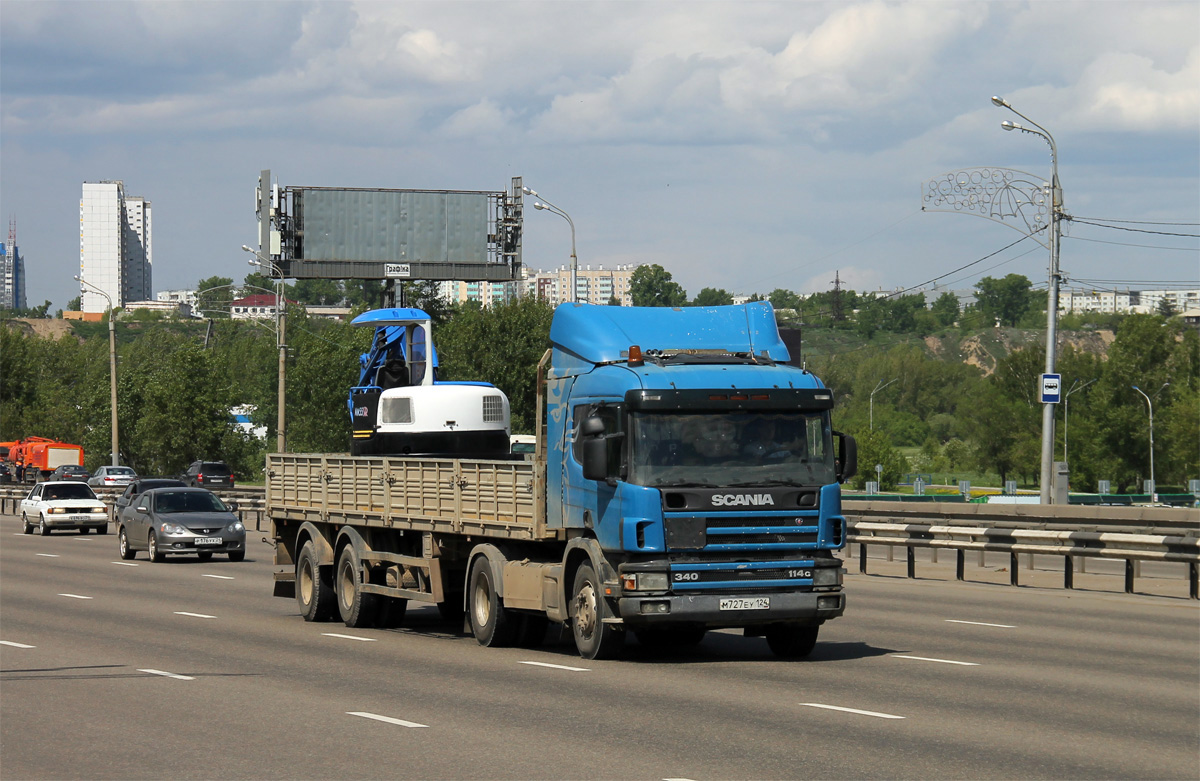 Красноярский край, № М 727 ЕУ 124 — Scania ('1996) P114G