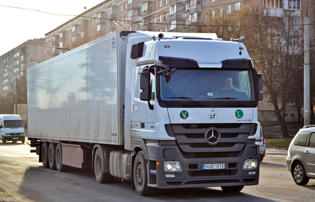 Литва, № HUD 015 — Mercedes-Benz Actros ('2009) 1846