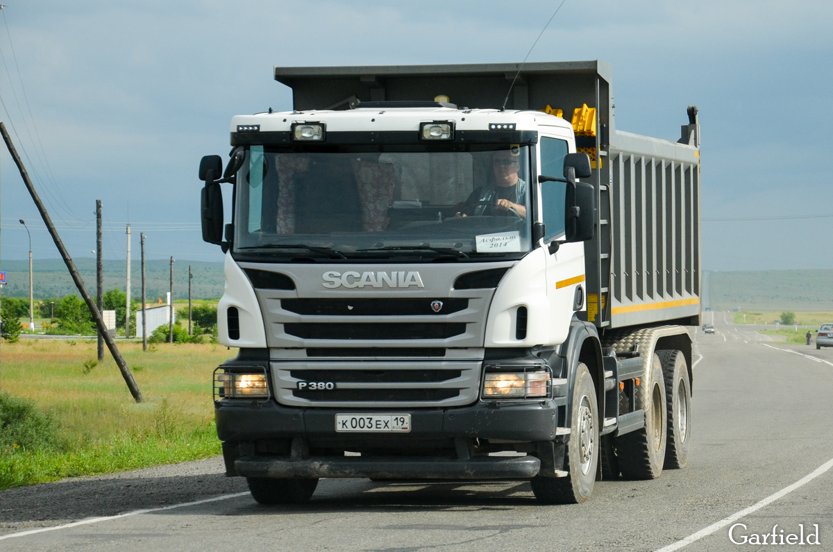 Хакасия, № К 003 ЕХ 19 — Scania ('2011) P380