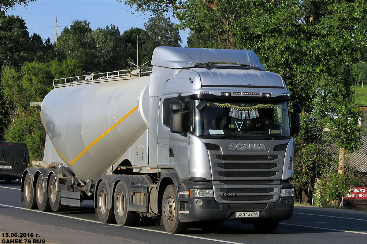 Костромская область, № О 811 АХ 44 — Scania ('2013) G440