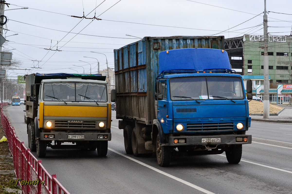 Волгоградская область, № С 099 УТ 34 — КамАЗ-55111 [551110]; Волгоградская область, № Р 205 ВЕ 34 — КамАЗ-5320