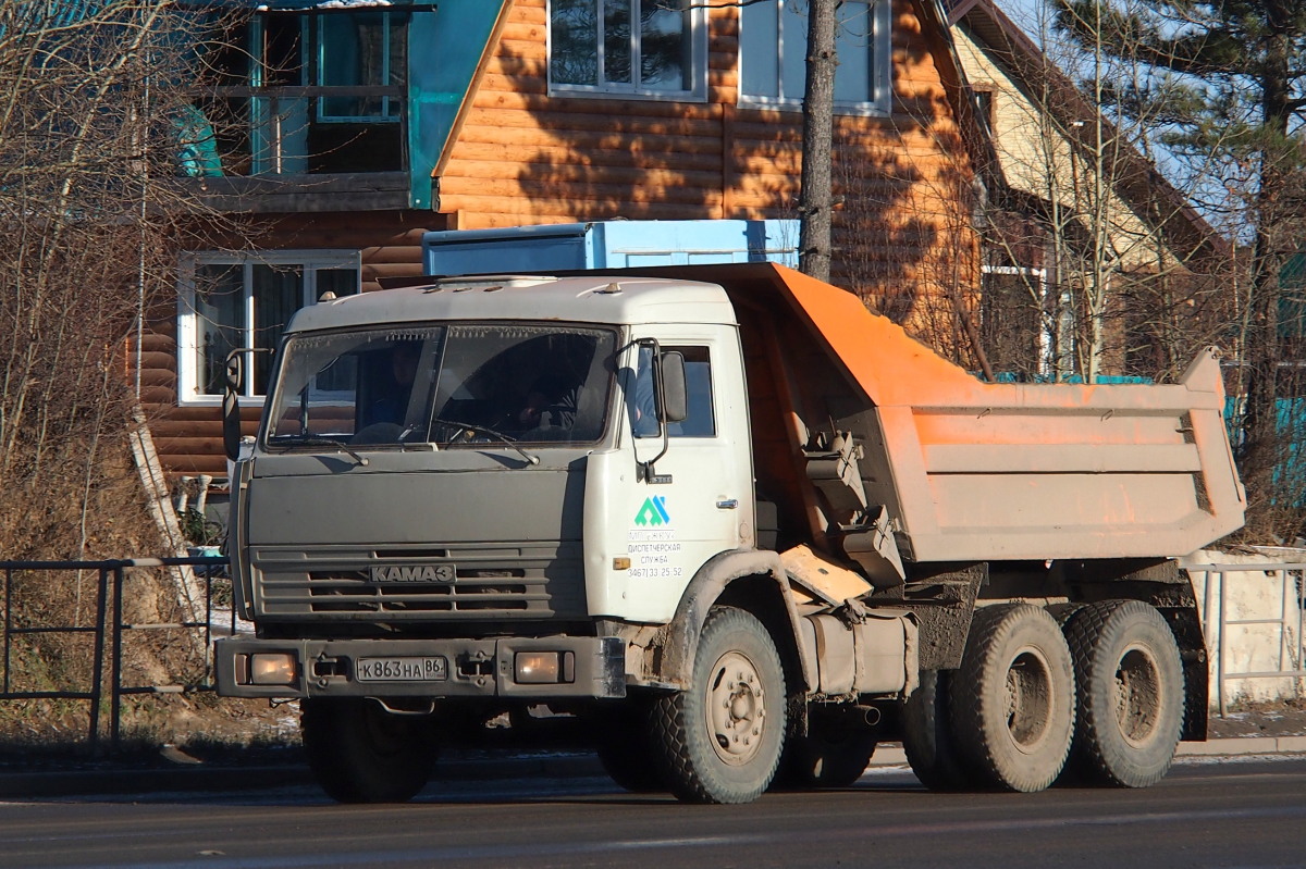 Ханты-Мансийский автоном.округ, № К 863 НА 86 — КамАЗ-55111-02 [55111C]