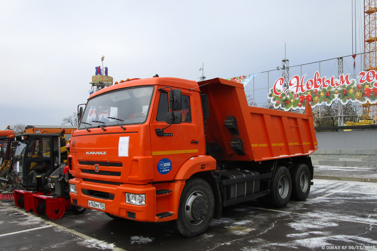 Волгоградская область, № В 162 МУ 134 — КамАЗ-65115-42