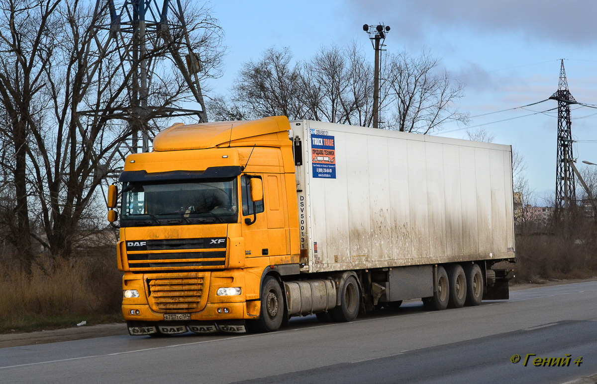 Волгоградская область, № А 757 ТС 134 — DAF XF105 FT