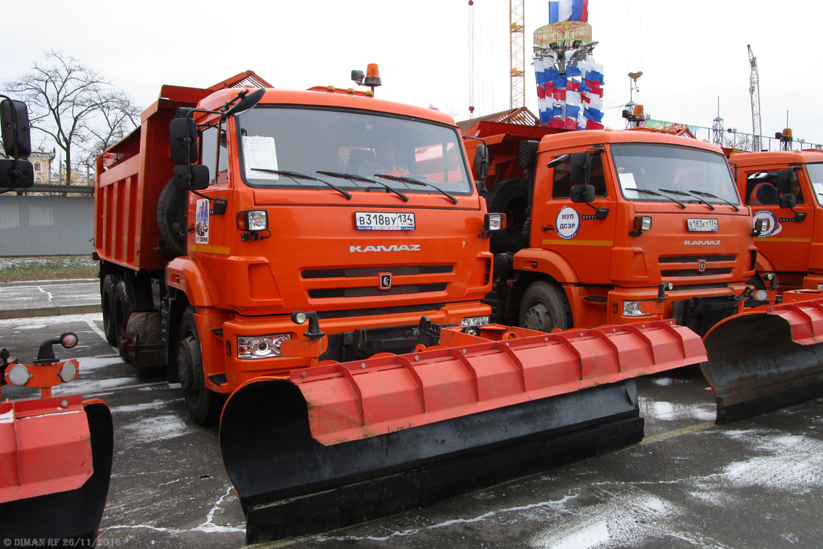 Волгоградская область, № В 318 ВУ 134 — КамАЗ-65115-L4