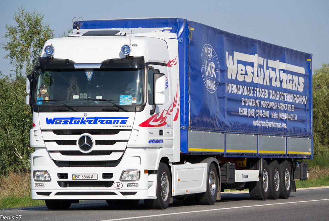 Львовская область, № ВС 5844 АІ — Mercedes-Benz Actros ('2009) 1844