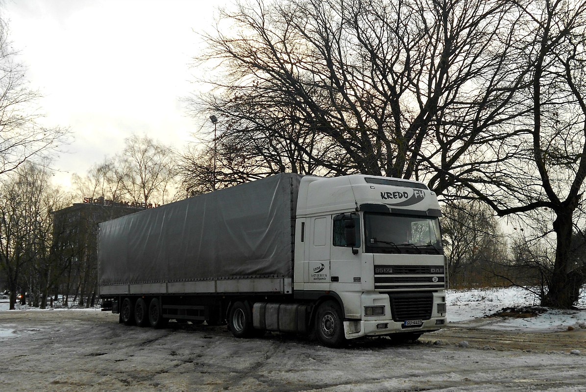 Латвия, № GU-4427 — DAF 95XF FT