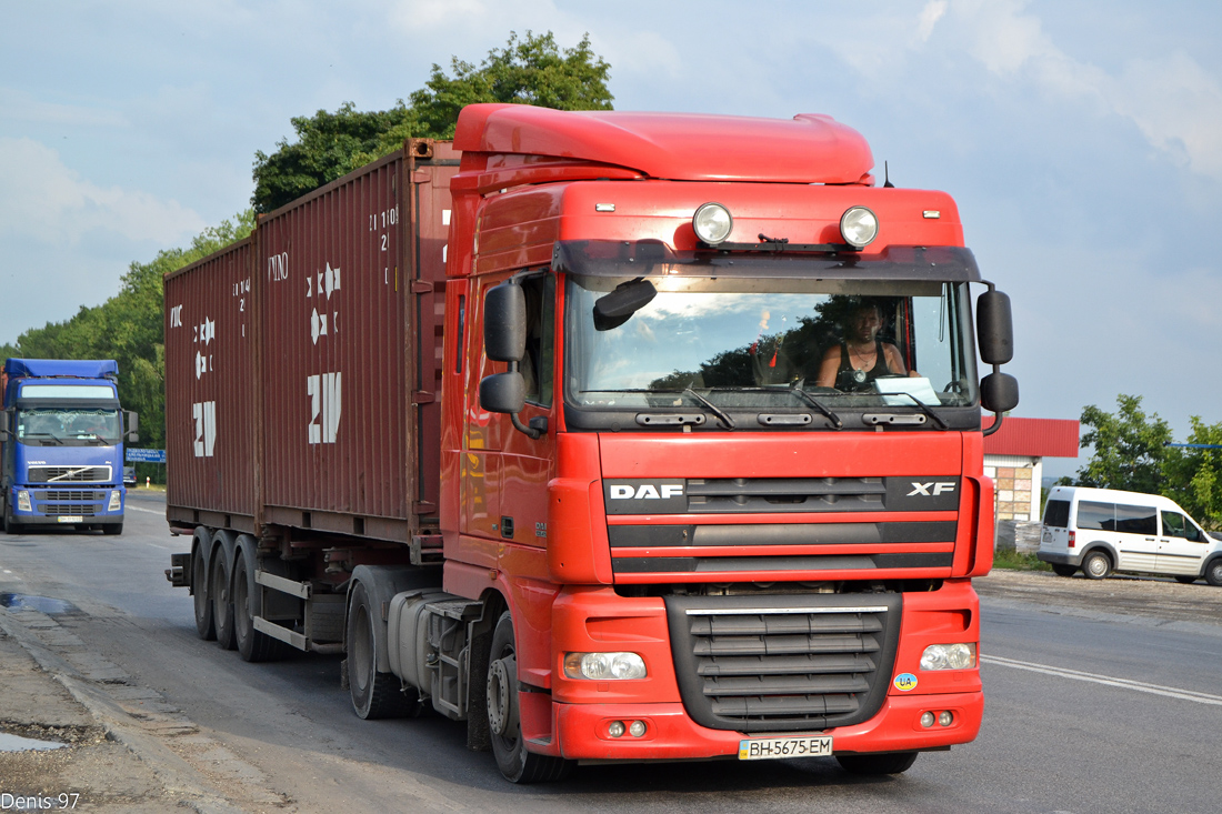 Одесская область, № ВН 5675 ЕМ — DAF XF105 FT