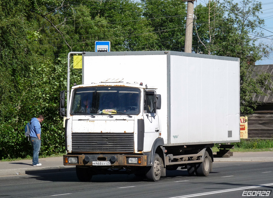 Архангельская область, № Н 468 ЕУ 29 — МАЗ-437041 "Зубрёнок"