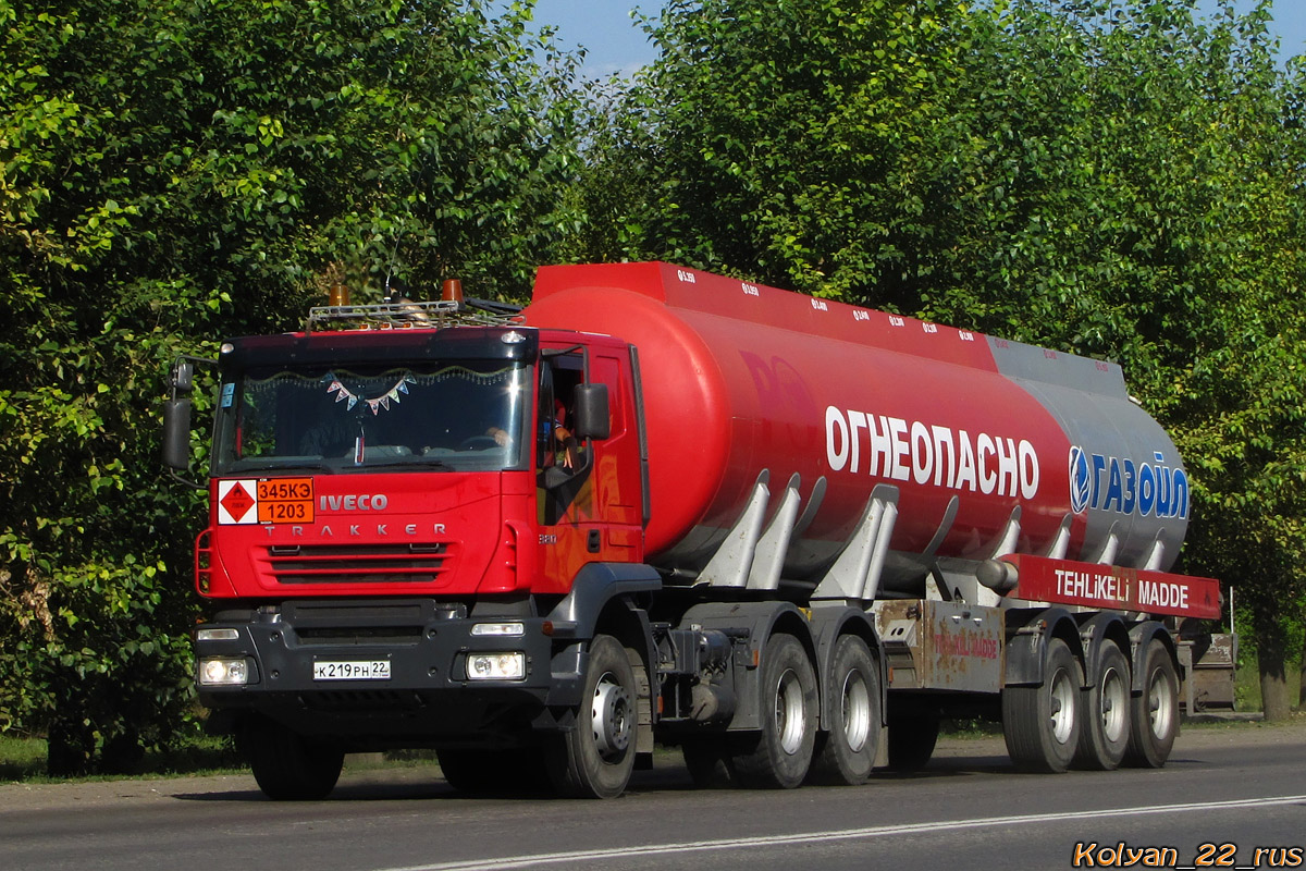 Алтайский край, № К 219 РН 22 — IVECO Trakker ('2004)