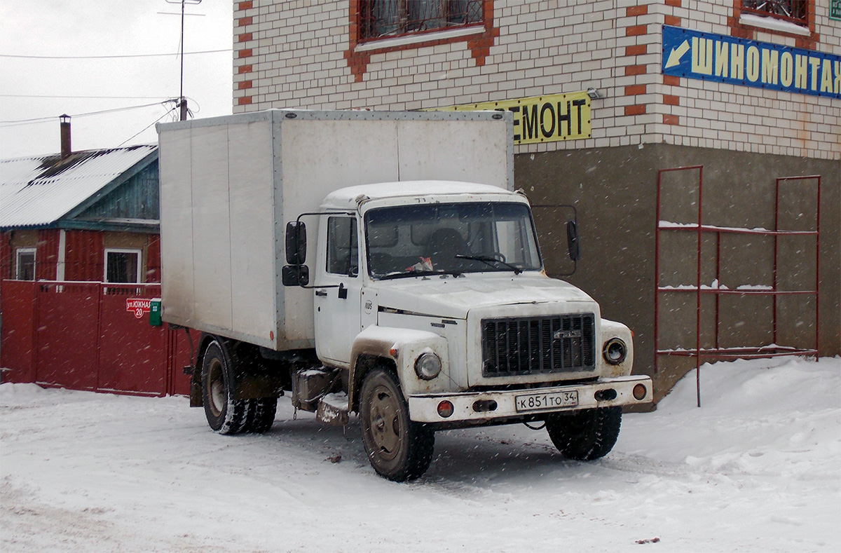 Волгоградская область, № К 851 ТО 34 — ГАЗ-3309