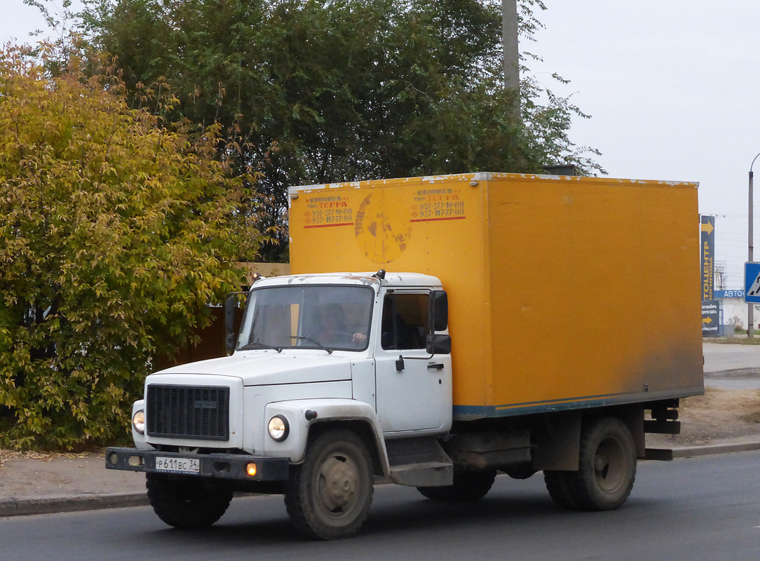 Волгоградская область, № Р 611 ВС 34 — ГАЗ-3309