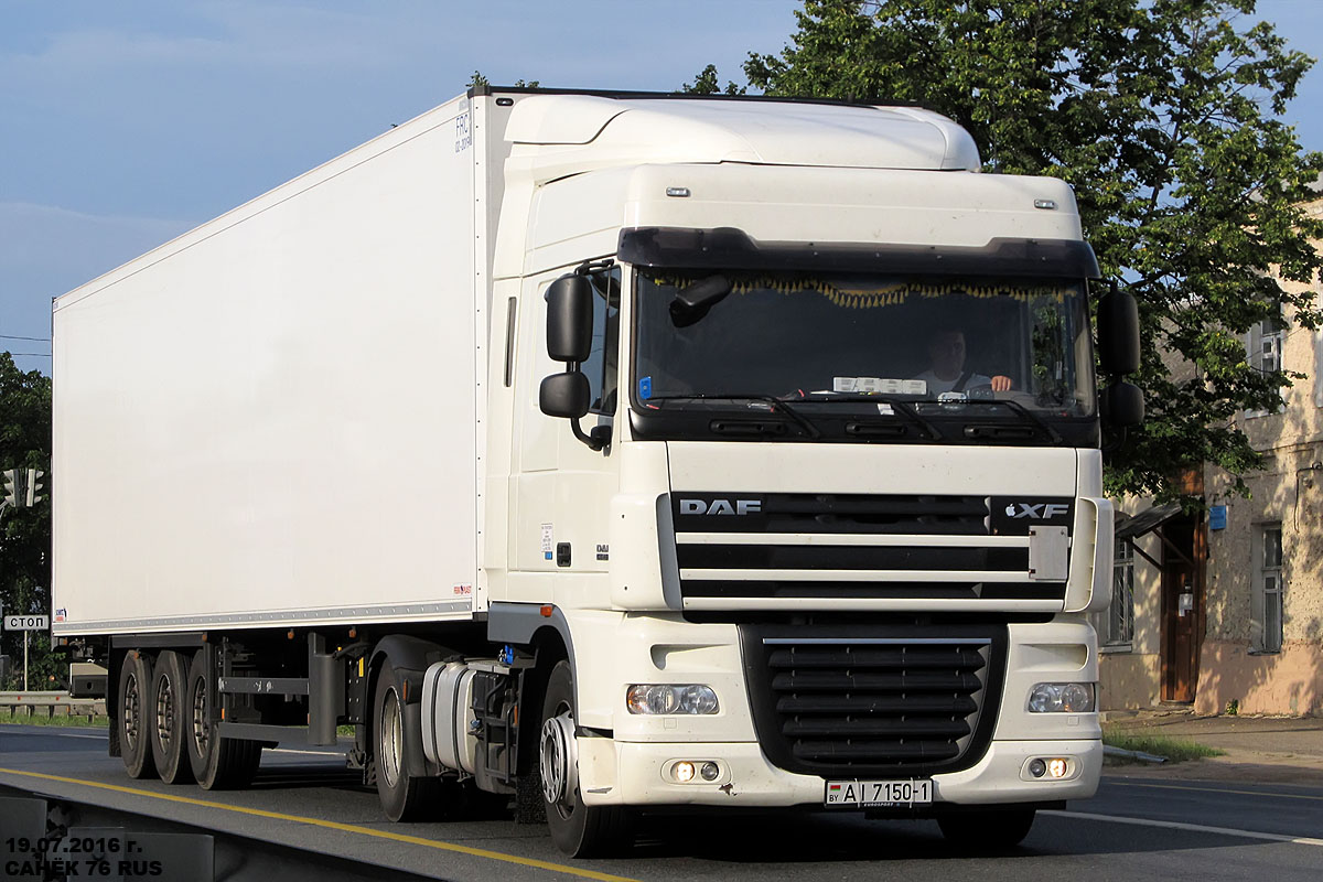 Брестская область, № АІ 7150-1 — DAF XF105 FT