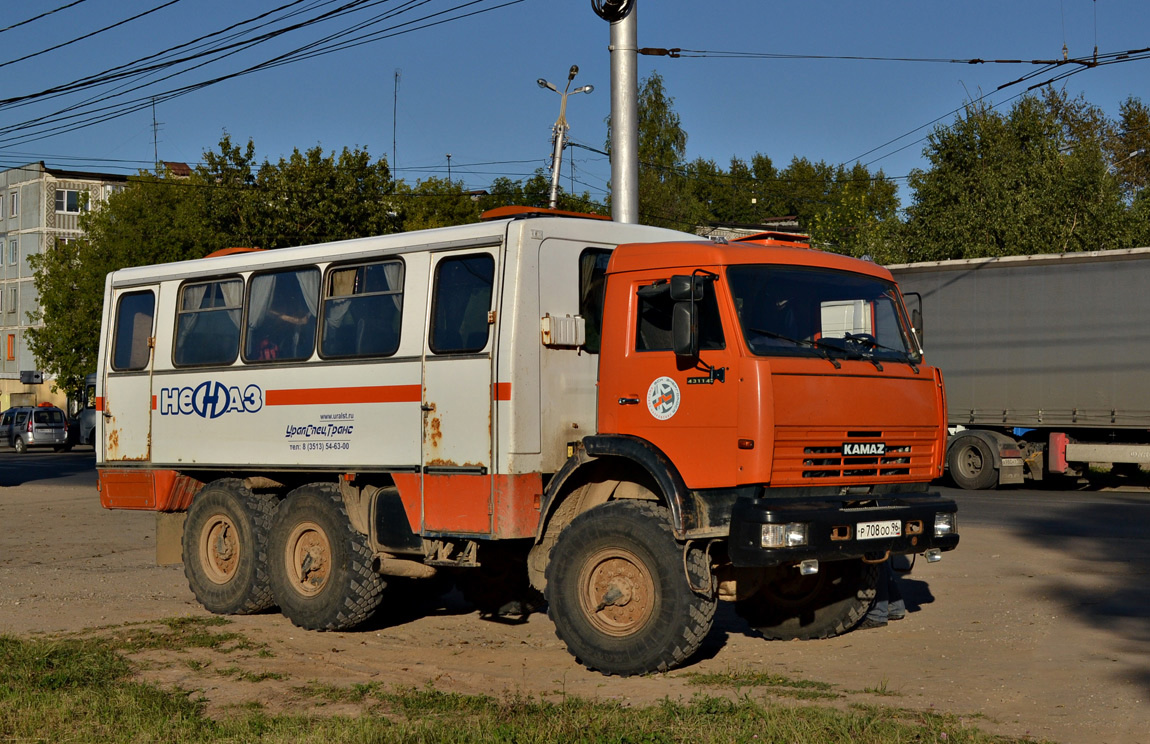 Свердловская область, № Р 708 ОО 96 — КамАЗ-43114-15 [43114R]