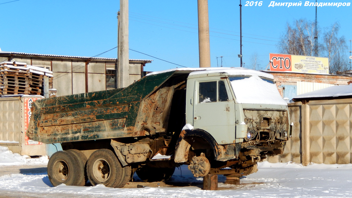 Орловская область, № (57) Б/Н 0044 — КамАЗ-55111 (общая модель)