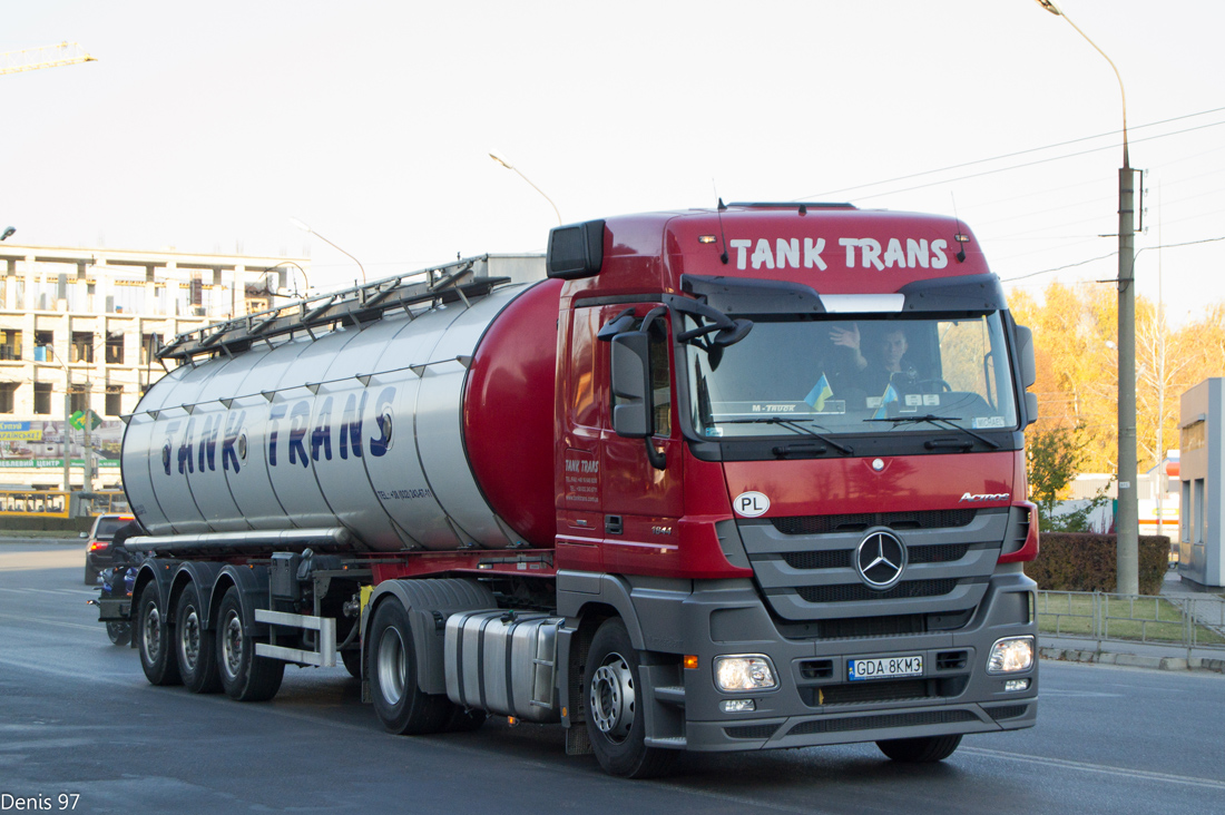 Польша, № GDA 8KM3 — Mercedes-Benz Actros ('2009) 1844