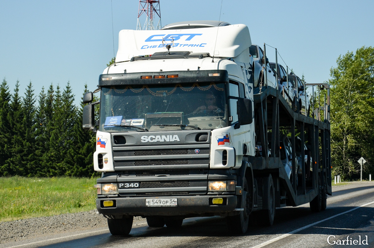 Новосибирская область, № Е 549 ОР 54 — Scania ('1996) P340