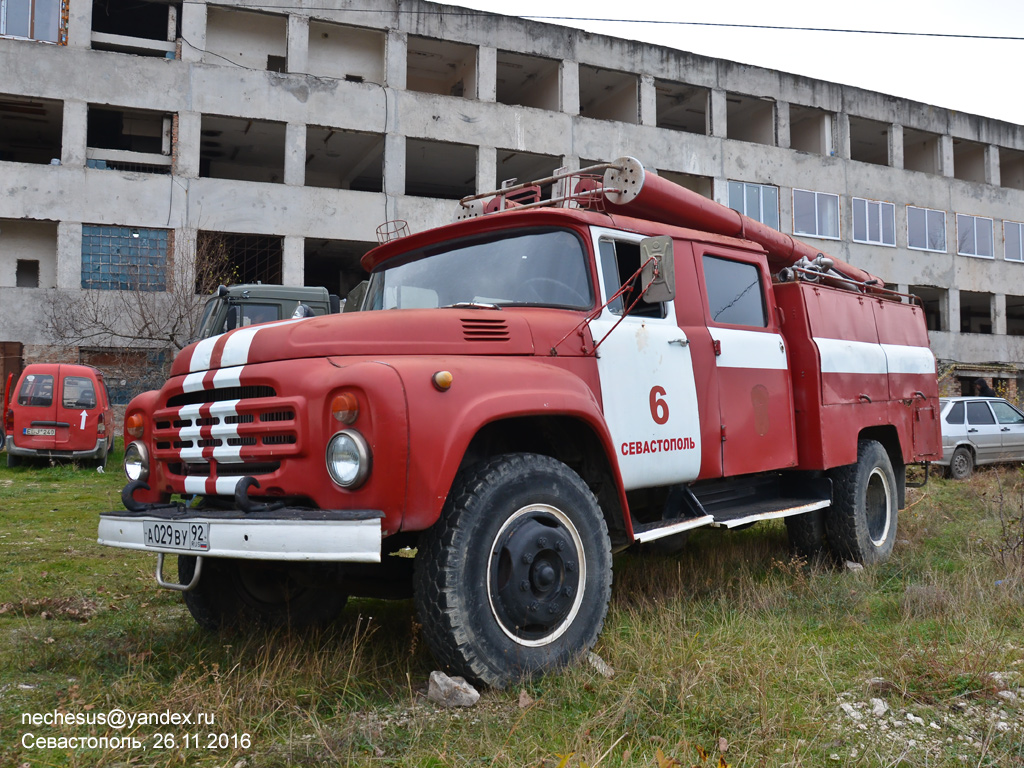 Севастополь, № А 029 ВУ 92 — ЗИЛ-431412