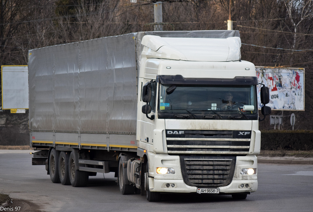 Минск, № АН 9658-7 — DAF XF105 FT