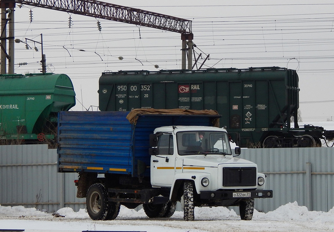 Белгородская область, № О 322 ВК 31 — ГАЗ-3309