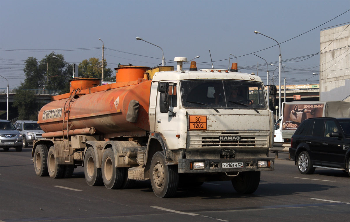 Красноярский край, № Х 316 ВН 124 — КамАЗ-54115-15 [54115R]