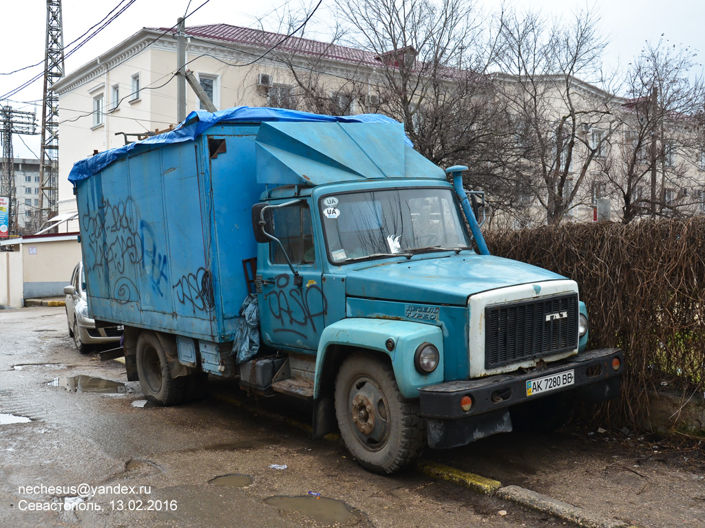 Крым, № АК 7280 ВВ — ГАЗ-3309