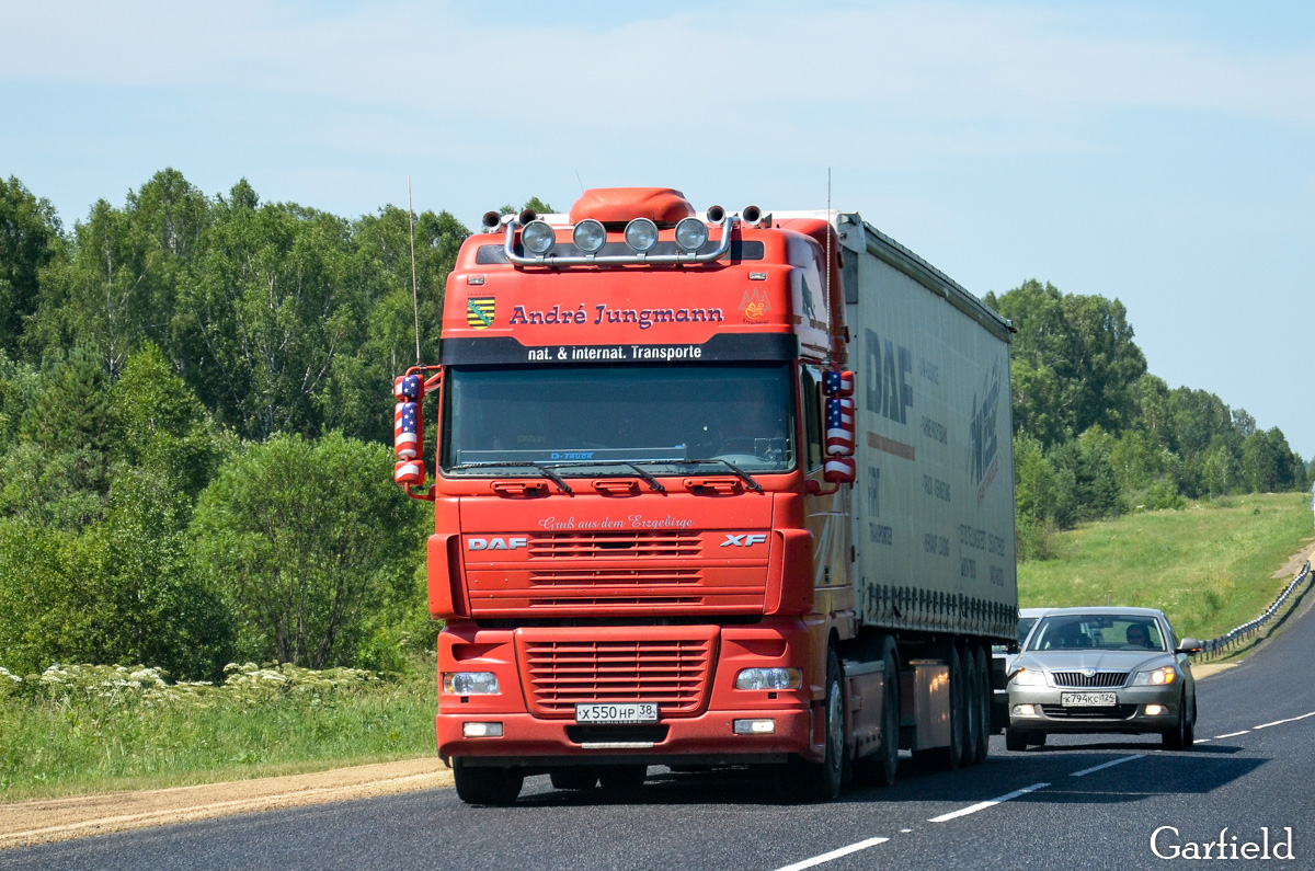 Иркутская область, № Х 550 НР 38 — DAF XF95 FT