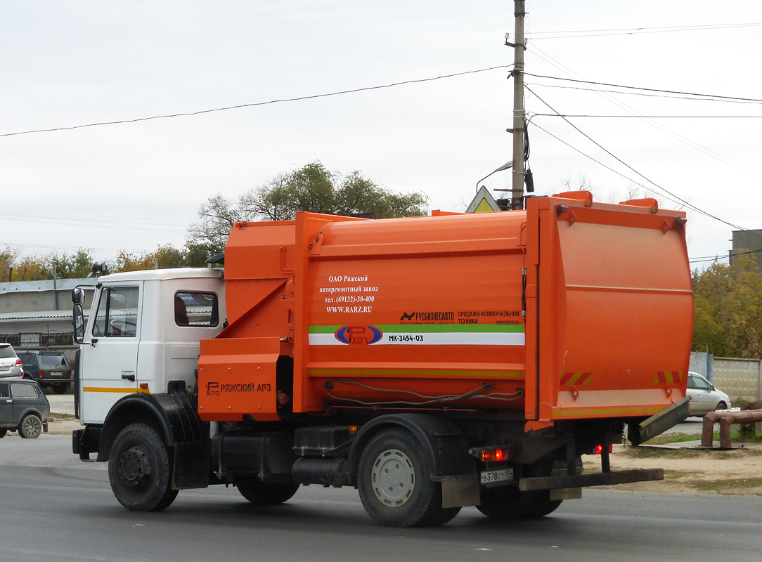 Волгоградская область, № В 378 СТ 134 — МАЗ-5337X2