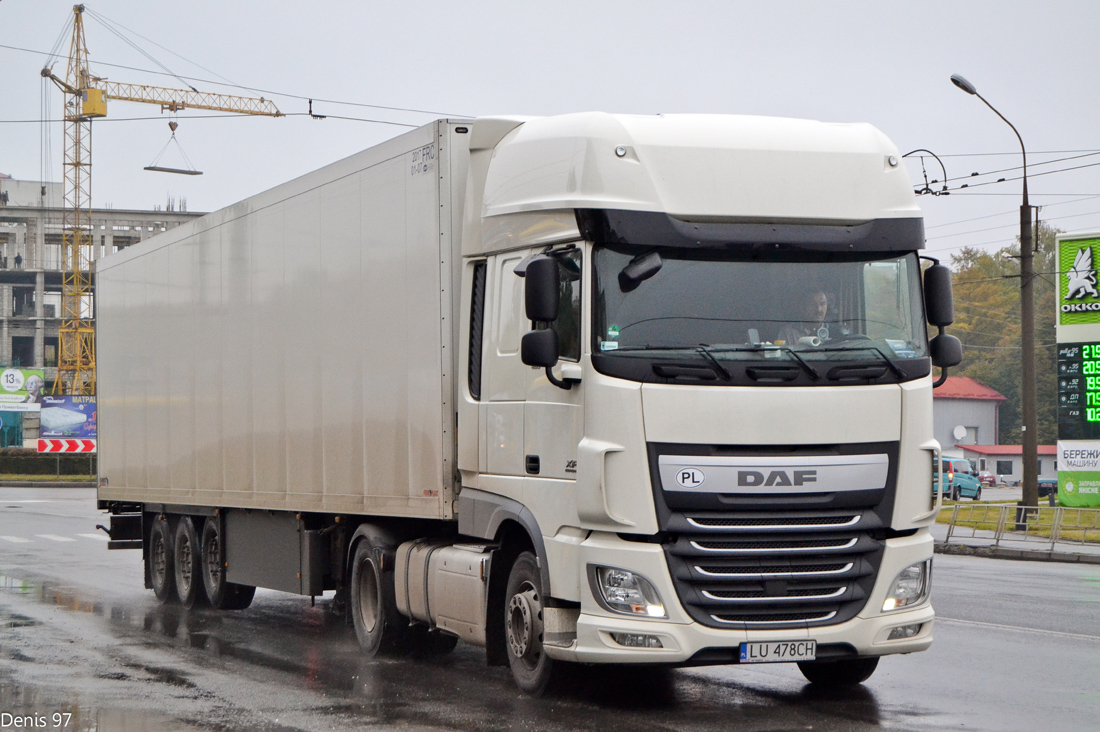 Польша, № LU 478CH — DAF XF Euro6 FT