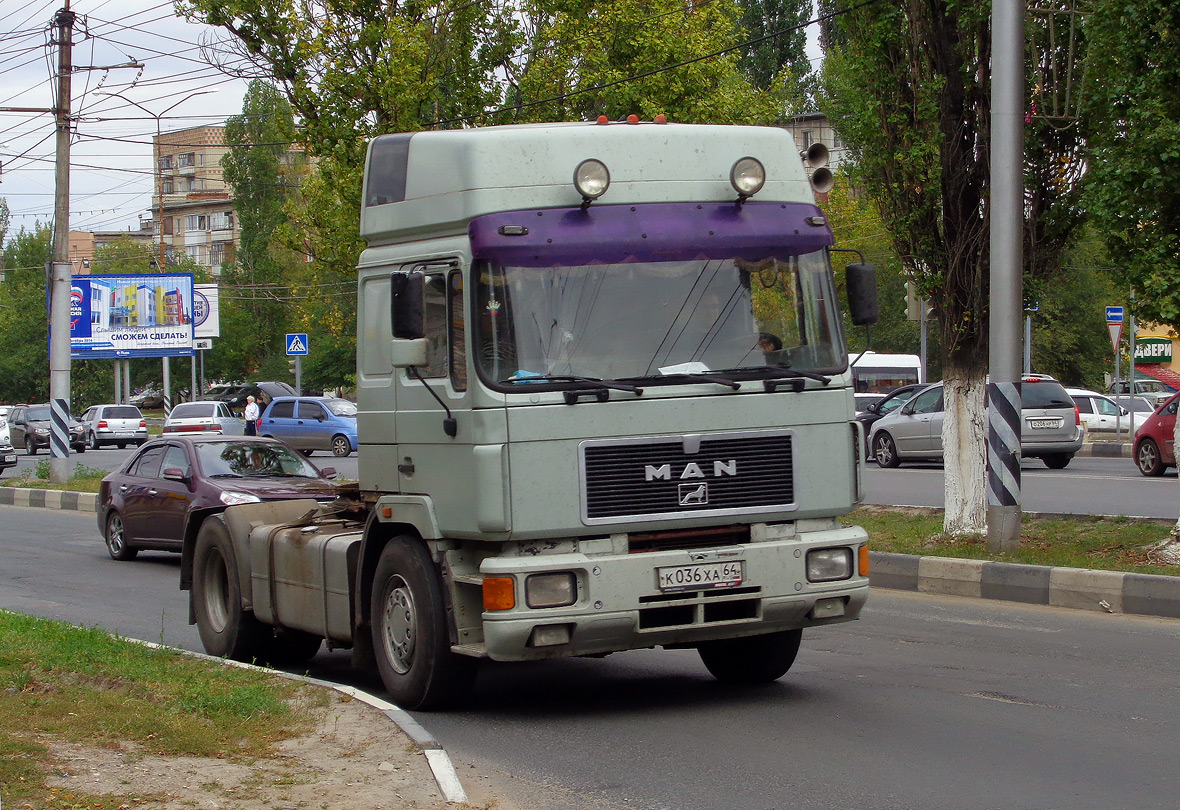 Саратовская область, № К 036 ХА 64 — MAN F90 (общая модель)