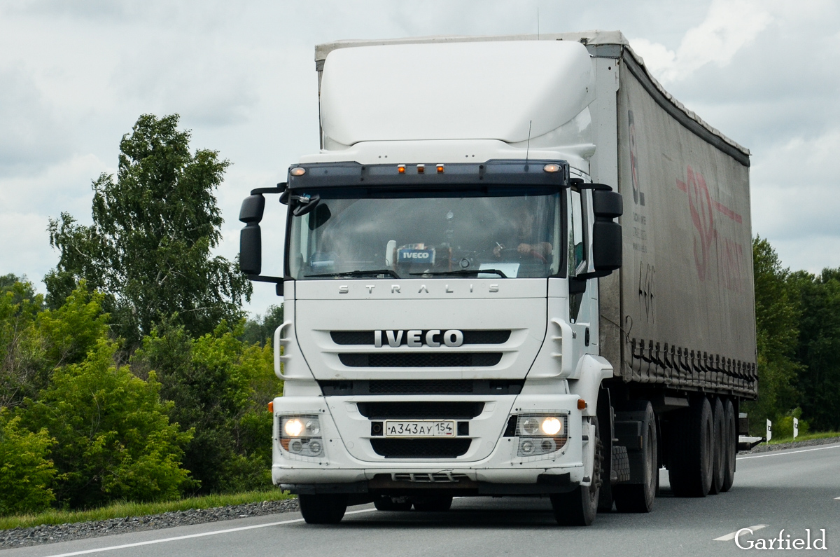 Новосибирская область, № А 343 АУ 154 — IVECO Stralis ('2007) 430