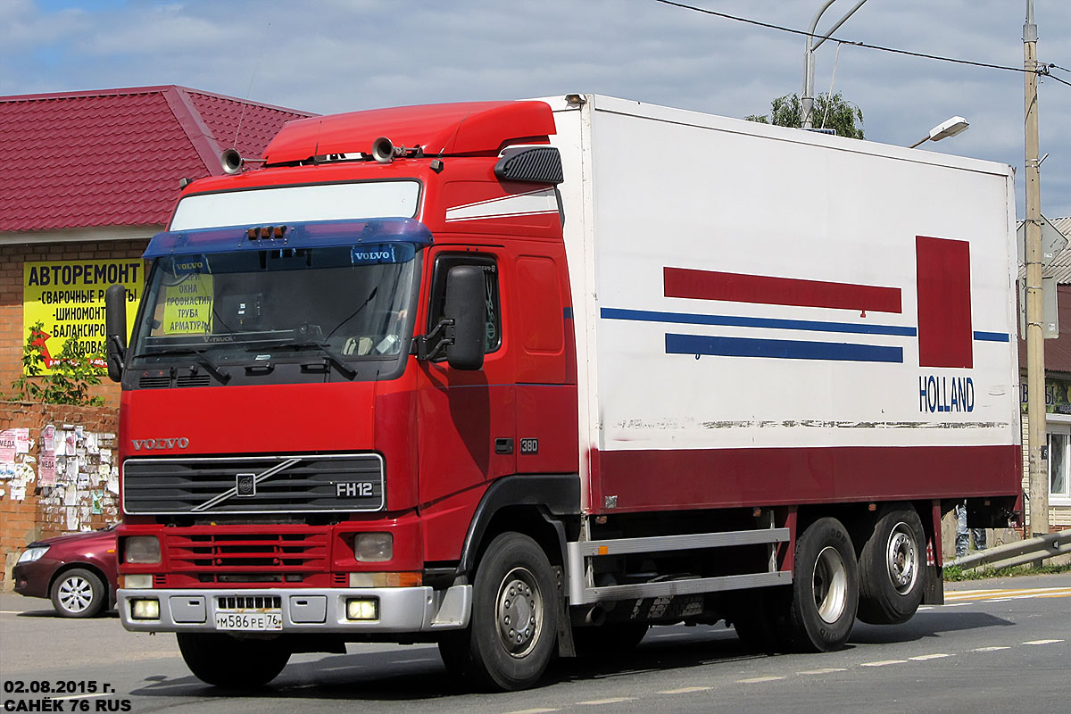 Ярославская область, № М 586 РЕ 76 — Volvo ('1993) FH12.380