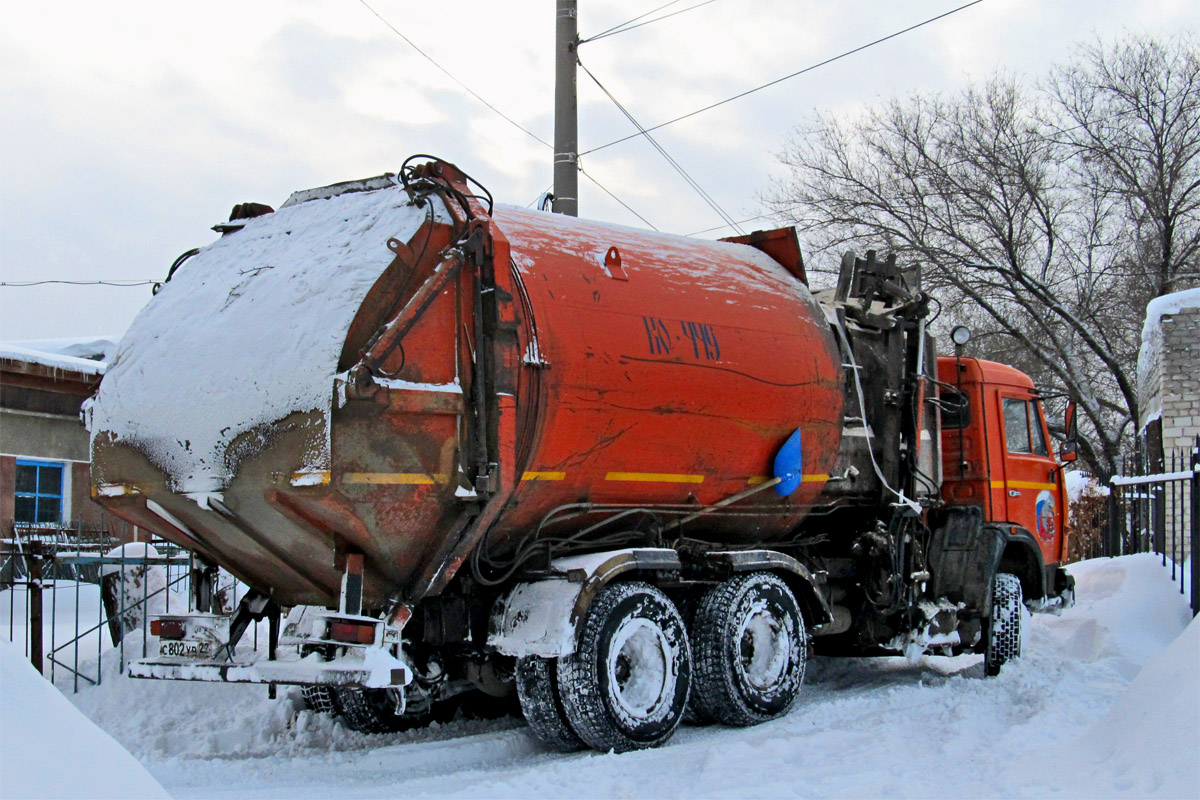 Алтайский край, № С 802 УВ 22 — КамАЗ-65115-62