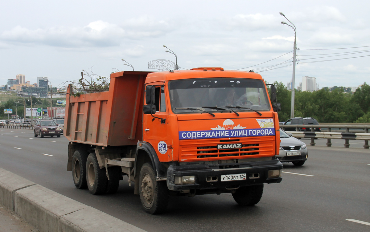 Красноярский край, № У 140 ВТ 124 — КамАЗ-65115-D3