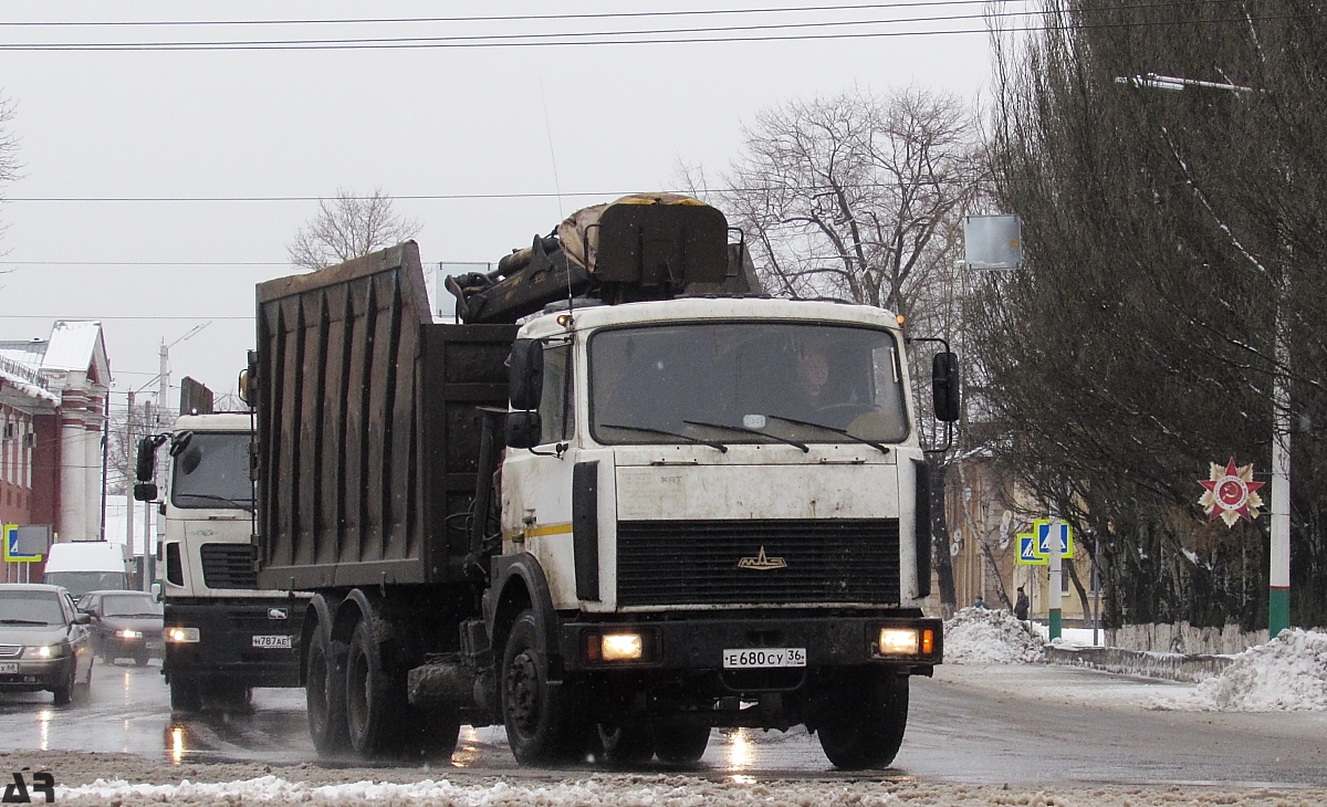 Воронежская область, № Е 680 СУ 36 — МАЗ-6303A5