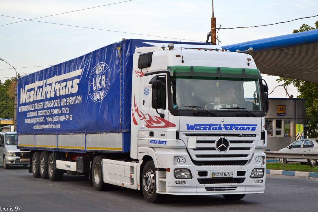 Львовская область, № ВС 5816 АІ — Mercedes-Benz Actros ('2003) 1850